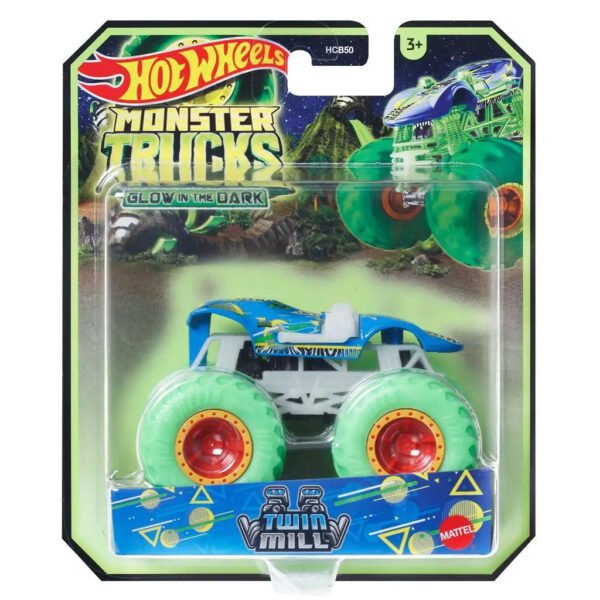 Hot Wheels Monster Trucks: Glow In The Dark - Twin Mill (jfx22)