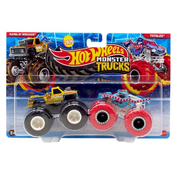 Hot Wheels Monster Trucks - Ramblin Wrecker & Totaled Jcc67 (5430)