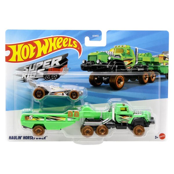 Hot Wheels Super Rigs - Haulin' Horsepower (jdj60)
