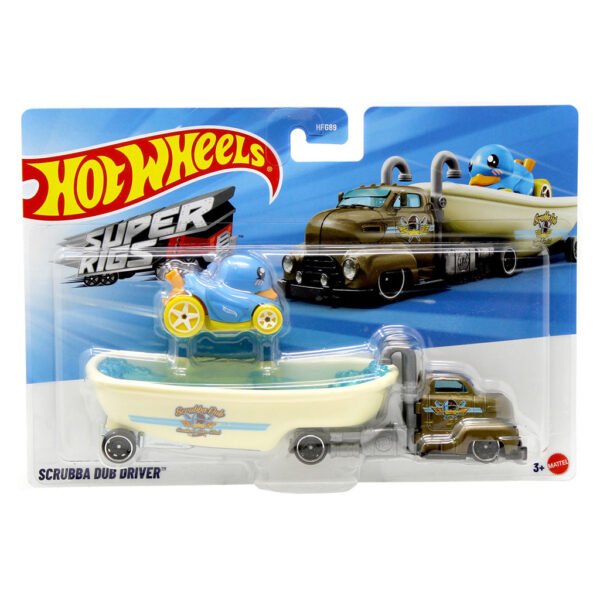 Hot Wheels Super Rigs - Scrubba Dub Driver (jkn88)