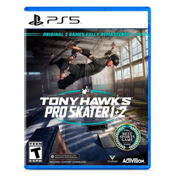 Juego Tony Hawaks Pro Skater 1+2 para PS5