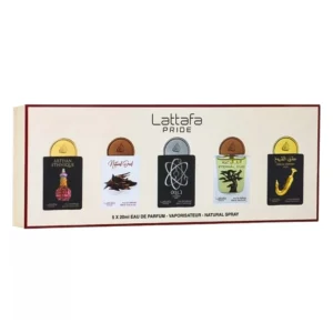Kit Perfume Lattafa Pride Gift Set Box 02 Eau de Parfum Unisex 5x20ml