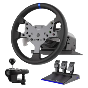 Kit Simulador PXN V99 para PC / PS4 / Xbox One / Xbox Series - Negro (Volante + Pedales + Cambio)