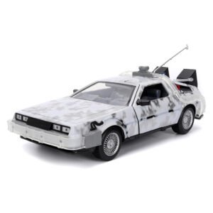 Miniatura de Auto Jada Back To The Future - Delorean Dmc: Frosted Time Machine- Escala 1/24 (36145)
