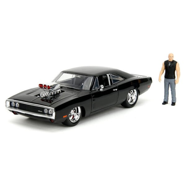 Miniatura de Auto Jada Build N Collect: Fast & Furious - Dom & Dodge Charger R/t - Escala 1/24 (35729)