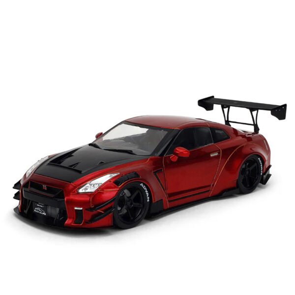 Miniatura de Auto Jada Car Pink Slips - Nissan Gt-r Liberty Walk Body Kit 2.0-ESCALA 1/18 (r35) (36465)