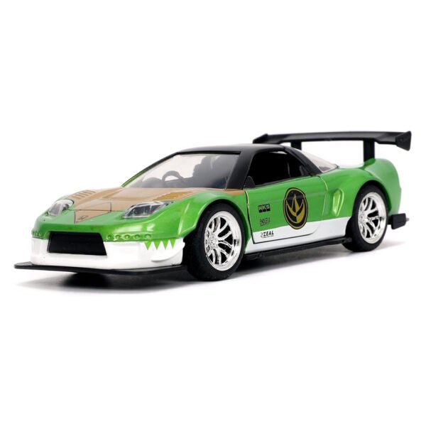 Miniatura de Auto Jada Car Power Rangers - Green Ranger & 2002 Honda Nsx Type-r Japan Spec - Escala 1/32 (31843)