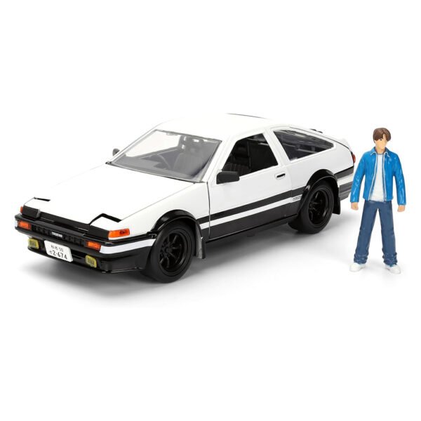 Miniatura de Auto Jada Initial D-Toyota Trueno 1986 & Takumi - Escala 1/24 (34501)