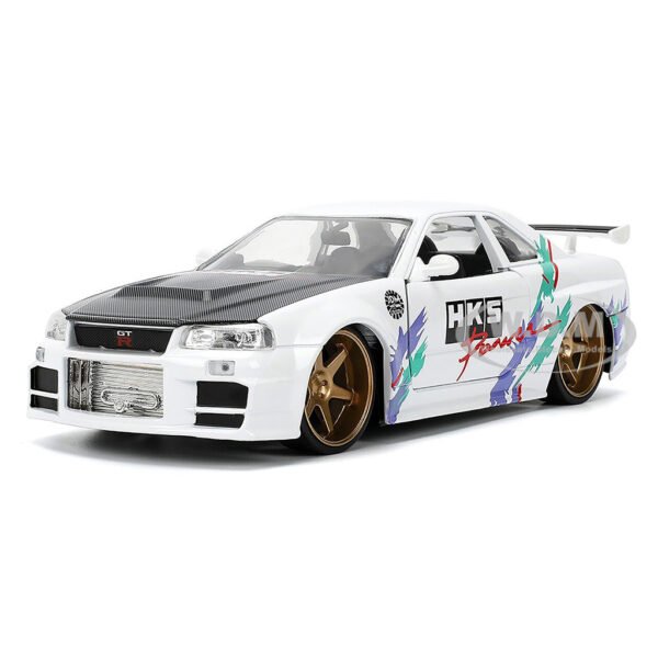Miniatura de Auto Jada Jdm TUNERS-2002 Nissan Skyline Gt-r - Escala 1/24 (r34) (36339)