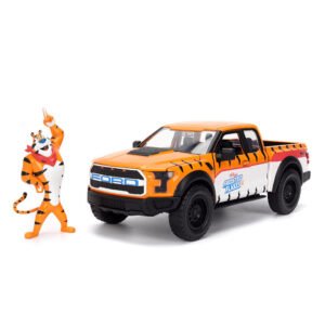 Miniatura de Auto Jada Kellogs - Tony The Tiger & 2017 Ford F-150 Raptor - Escala 1/24 (35470)