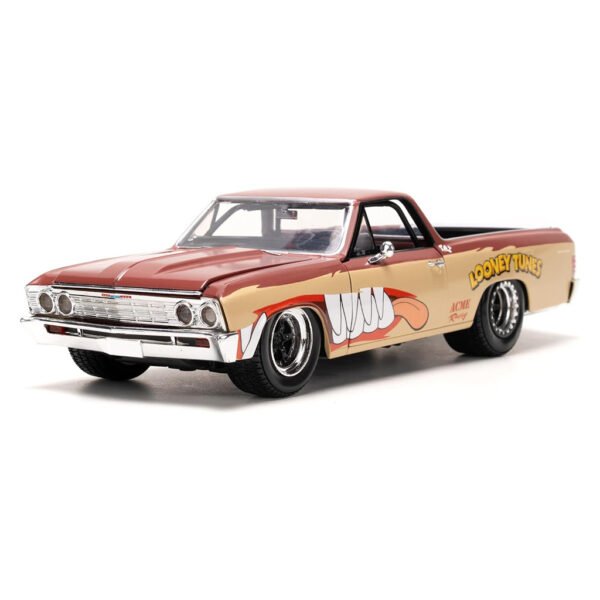 Miniatura de Auto Jada Looney Tunes - Tasmanian Devil & 1967 Chevrolet El Camino - Escala 1/24 (35130)