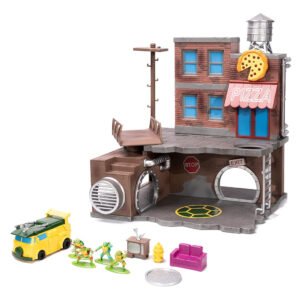 Miniatura de Auto Jada Nano Scene: Fteenage Mutant Ninja Turtles - Turtle Lair (34679)