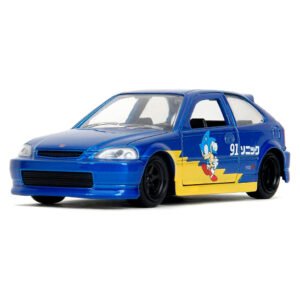 Miniatura de Auto Jada Sonic The HEDGEHOG-1997 Honda Civic Type R-Escala 1/32 (35482)