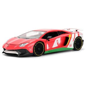 Miniatura de Auto Jada Sonic The Hedgehog - Lamborghini Aventador Sv & Knuckles - Escala 1/24 (36264)