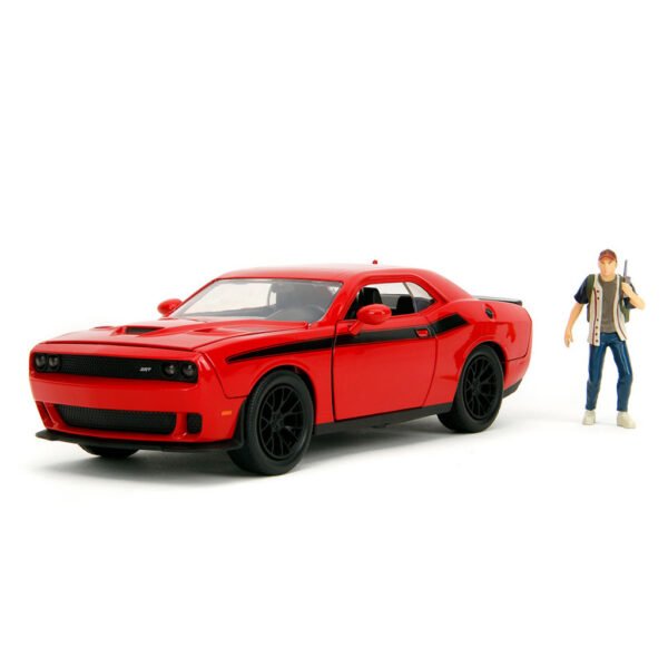 Miniatura de Auto Jada The Walking Dead - Gleen & 2015 Dodge Challenger Srt - Escala 1/24 (35185)