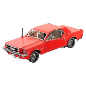 Miniatura de Montar Metal Earth - Ford Mustang Coupe 1965 Rojo Mms056c