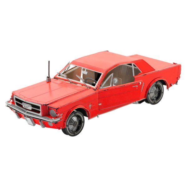 Miniatura de Montar Metal Earth - Ford Mustang Coupe 1965 Rojo Mms056c
