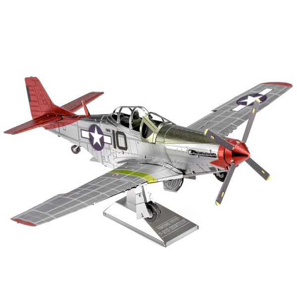 Miniatura de Montar Metal Earth Iconx - Tuskegee Airmen P-51D Mustang