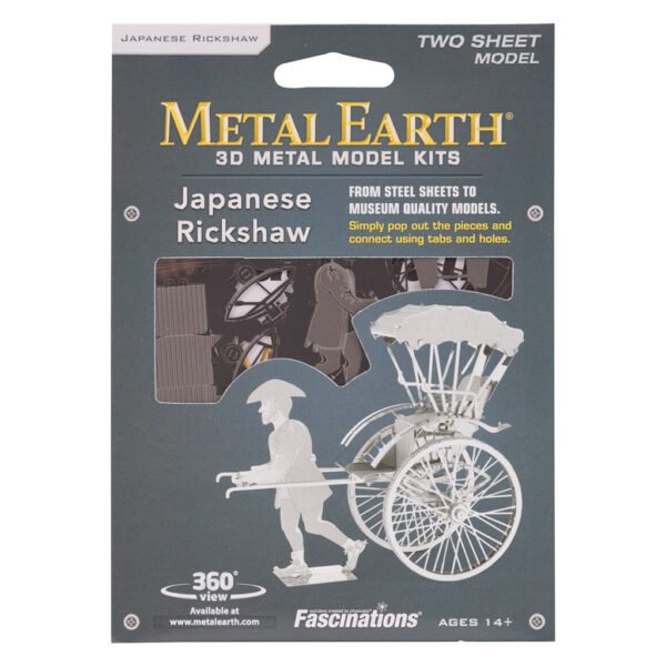 Miniatura de Montar Metal Earth - Japanese Rickshaw (mms120)