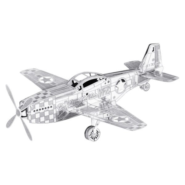 Miniatura de Montar Metal Earth - Mustang P-51