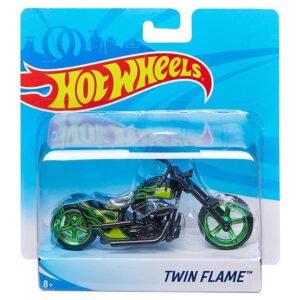 Moto Hot Wheels 1/18-TWIN Flame (jfb61)