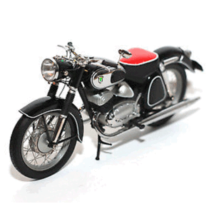 Moto Schuco Dkw Rt 350-1956/1958-ESCALA 1/10-PRETA
