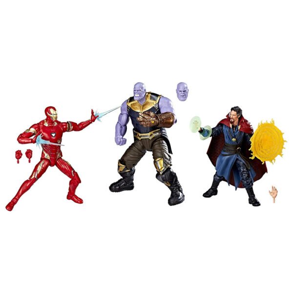 Pack Figura Hasbro Marvel Legends Avengers Infinity War - Iron-man + Thanos + Doctor Strange E2451