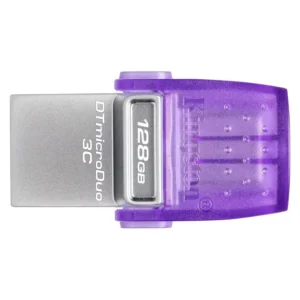 Pendrive Kingston DataTraveler MicroDuo 3C USB 3.2 e Type-C - Lila DTDUO3CG3/128GB