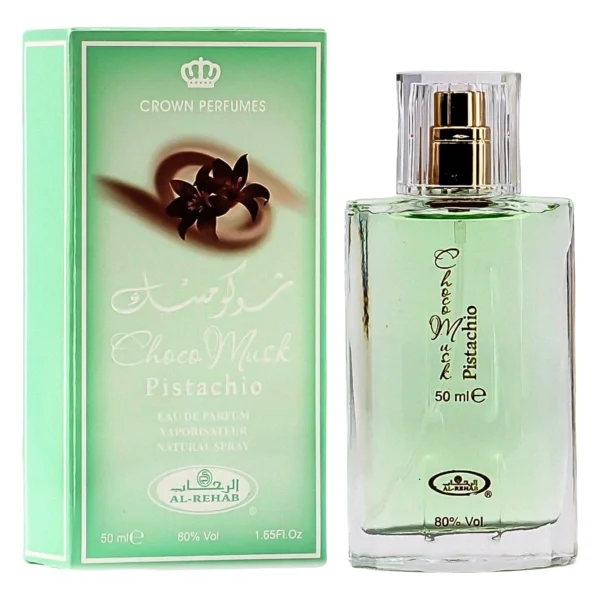 Perfume Al Rehab ChocoMusk Pistachio Eau de Parfum Unisex 50ml