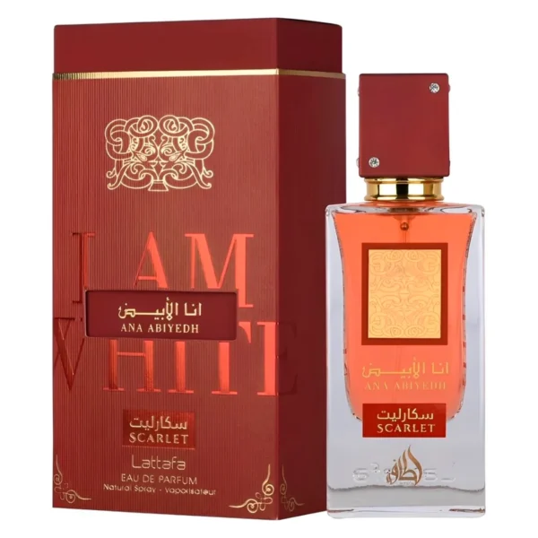 Perfume Lattafa Ana Abiyedh Scarlet Eau de Parfum Femenino 60ml