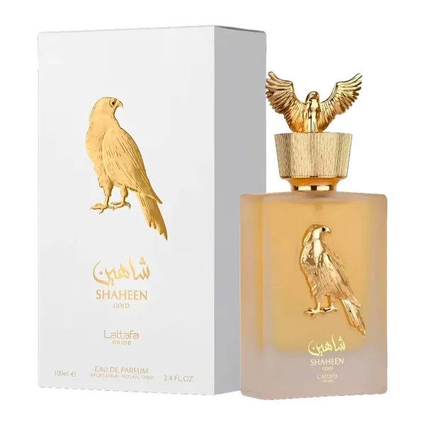Perfume Lattafa Shaheen Gold Eau de Parfum Unisex 100ml-(Sello Nuevo)