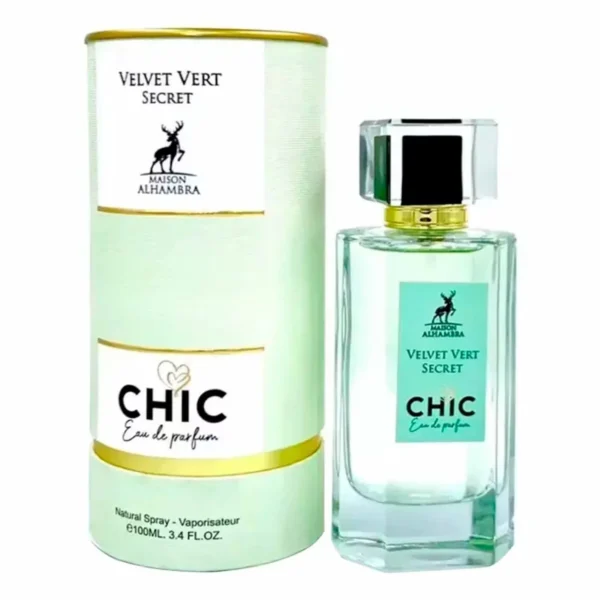 Perfume Maison Alhambra Chic Velvet Vert Secret Eau de Parfum Femenino 100ml