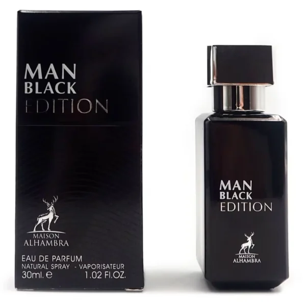 Perfume Maison Alhambra Man Black Edition Eau de Parfum Masculino 30ml