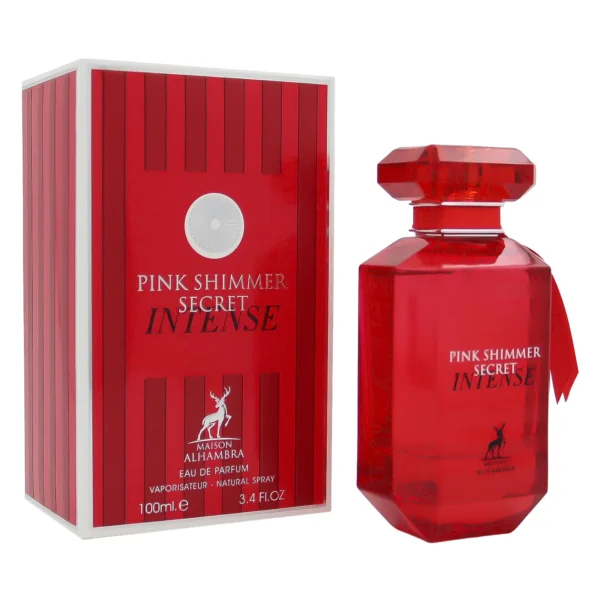 Perfume Maison Alhambra Pink Shimmer Secret Intense Eau de Parfum Femenino 100ml