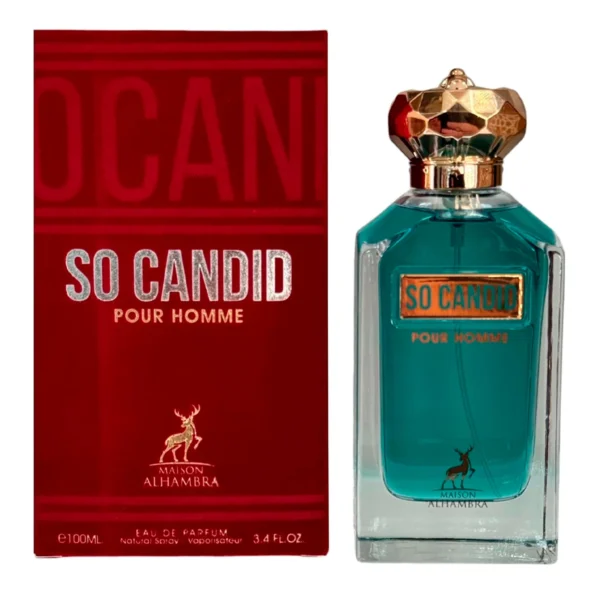 Perfume Maison Alhambra So Candid Pour Homme Eau de Parfum Masculino 100ml