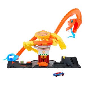 Pista Hot Wheels City - Pizza Slam Cobra Attack (htn81)