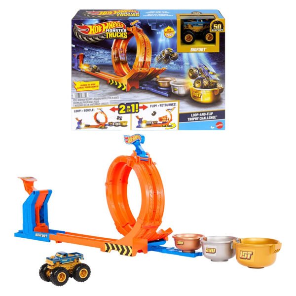 Pista Hot Wheels Monster Trucks - Loop-and-flip (jbx64)