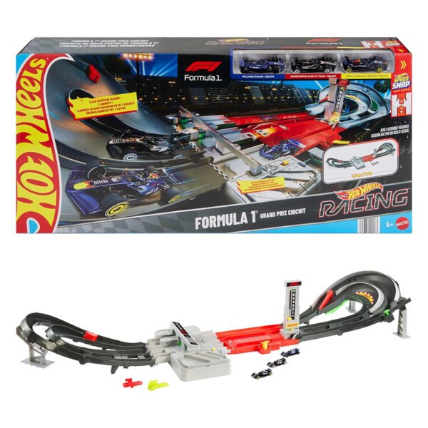 Pista Hot Wheels Racing: Fórmula 1-GRAND Prix Circuit (jlb13)