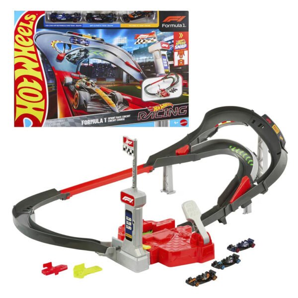 Pista Hot Wheels Racing: Fórmula 1-SPRINT Race Circuit (jdy15)