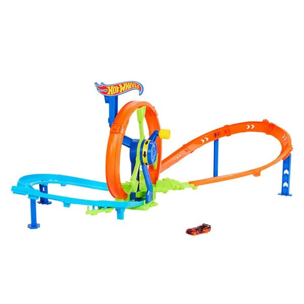Pista Hot Wheels Stunt Tracks - Rapid Launch & Loop (jbx65)