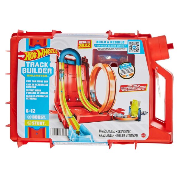 Pista Hot Wheels Track Builder - Fuel Can Stunt Box (hdx78)