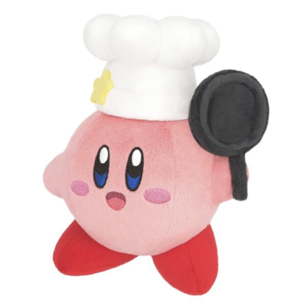 Plush Little Buddy Kirby 6"-Kirby Chef (0042)