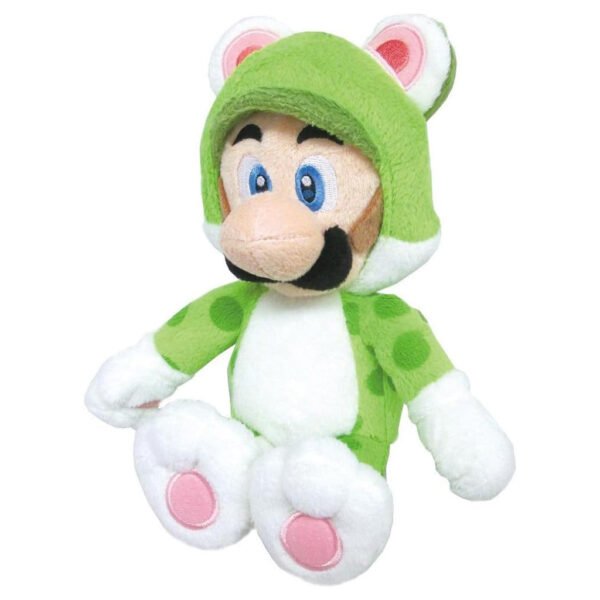 Plush Little Buddy Super Mario 10"-Cat Luigi (3723)