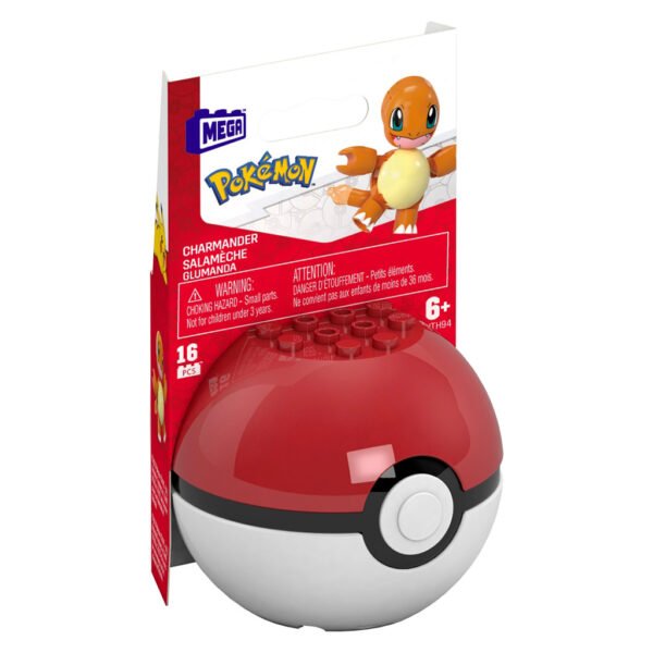 Pokebola Pokémon Mega Construx Mattel - Charmander (19106)