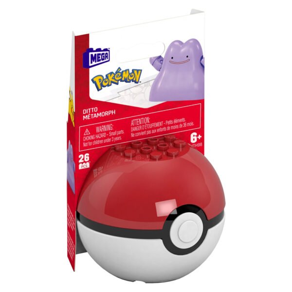 Pokebola Pokémon Mega Construx Mattel - Ditto (19104)