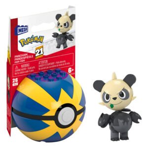 Pokebola Pokémon Mega Construx Mattel - Pancham (8974)