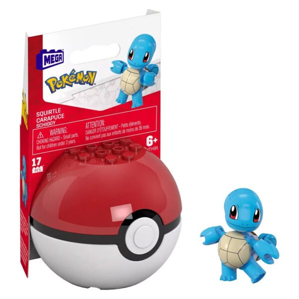 Pokebola Pokémon Mega Construx Mattel - Squirtle (0973)