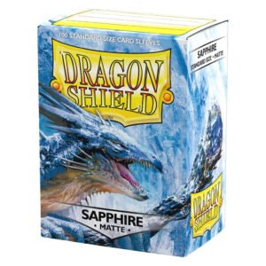 Protetor Cartas Dragon Shield Deck Sleeves: 100 Matte Art Sleeves - Saphire (atmdshi11061)