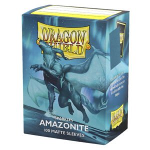 Protetor Cartas Dragon Shield Deck Sleeves: 100 Matte Sleeves - Sparkles Amazonite (atmdshi11062)