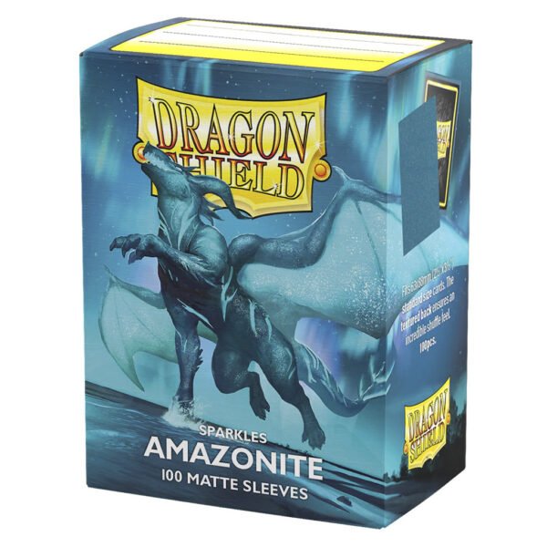 Protetor Cartas Dragon Shield Deck Sleeves: 100 Matte Sleeves - Sparkles Amazonite (atmdshi11062)